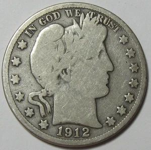 1912-S Barber Half Dollar - #11115-20 - Picture 1 of 2