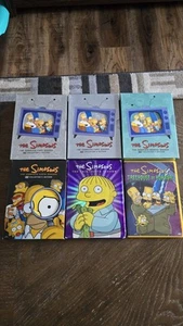 The Simpsons DVD Bundle Lot Seasons 1, 1, 2, 6, 13 And Treehouse Of Horror Used - Picture 1 of 1
