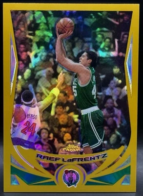 2004-05 Topps cromo dorado refractor Raef LaFrentz 51/99 casi nuevo #44 Celtics Nuggets Foto 1 de 4