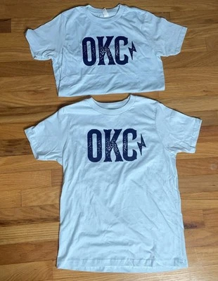 OKC Thunder NBA T-Shirt Oklahoma City Playoffs Tee Unisex Size Small S  - Image 1 of 4