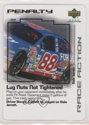 2000 Upper Deck Racing Challenge Trading Card Game Dale Jarrett #92 HOF - Image 1 of 2