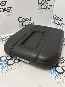 BLACK LEATHER! 2019 2020 2021 2022 SILVERADO SIERRA CENTER CONSOLE ARMREST - Picture 1 of 8