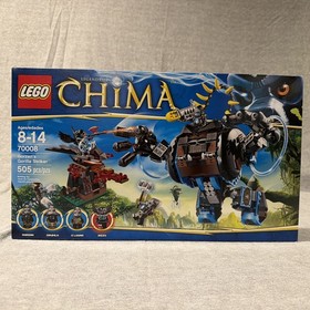 LEGO Legends of Chima Gorzan's Gorilla Striker 70008 New Sealed Retired 