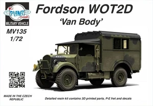 Fordson WOT2D Van Body 1/72	MV135  Planet Models 1:72 - Picture 1 of 1