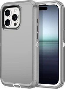 Hybrid Shockproof Defender Case Hülle für Apple iPhone 11 Pro Max Grau - Bild 1 von 5