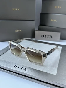 DITA GRANDMASTER NINE DTS464-A-02 Sonnenbrille khaki Kristall silber braun Farbverlauf - Bild 1 von 10