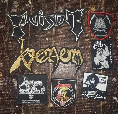 Venom, Bathory, Midnight Patch Band Embroidery Patch LOT Black Metal, Punk - Image 1 of 4