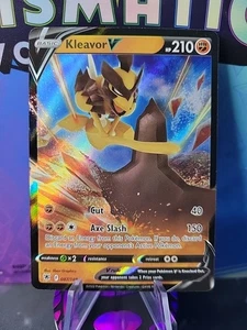 KLEAVOR V 087/189 POKEMON RESPLANDOR ASTRAL (ULTRA RARO, CASI NUEVO) - Imagen 1 de 2