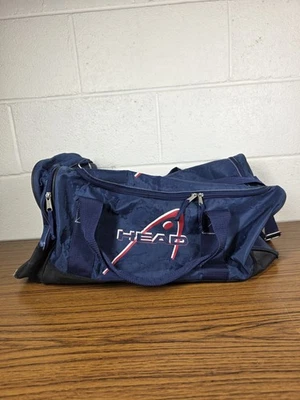 Head Vintage Duffel Bag - Gym / Sports Retro - Blue / Red - Image 1 of 4