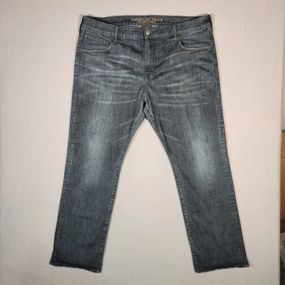 American Eagle Jeans Mens 42x32 Blue Original Straight Dark Wash Denim - Image 1 of 4