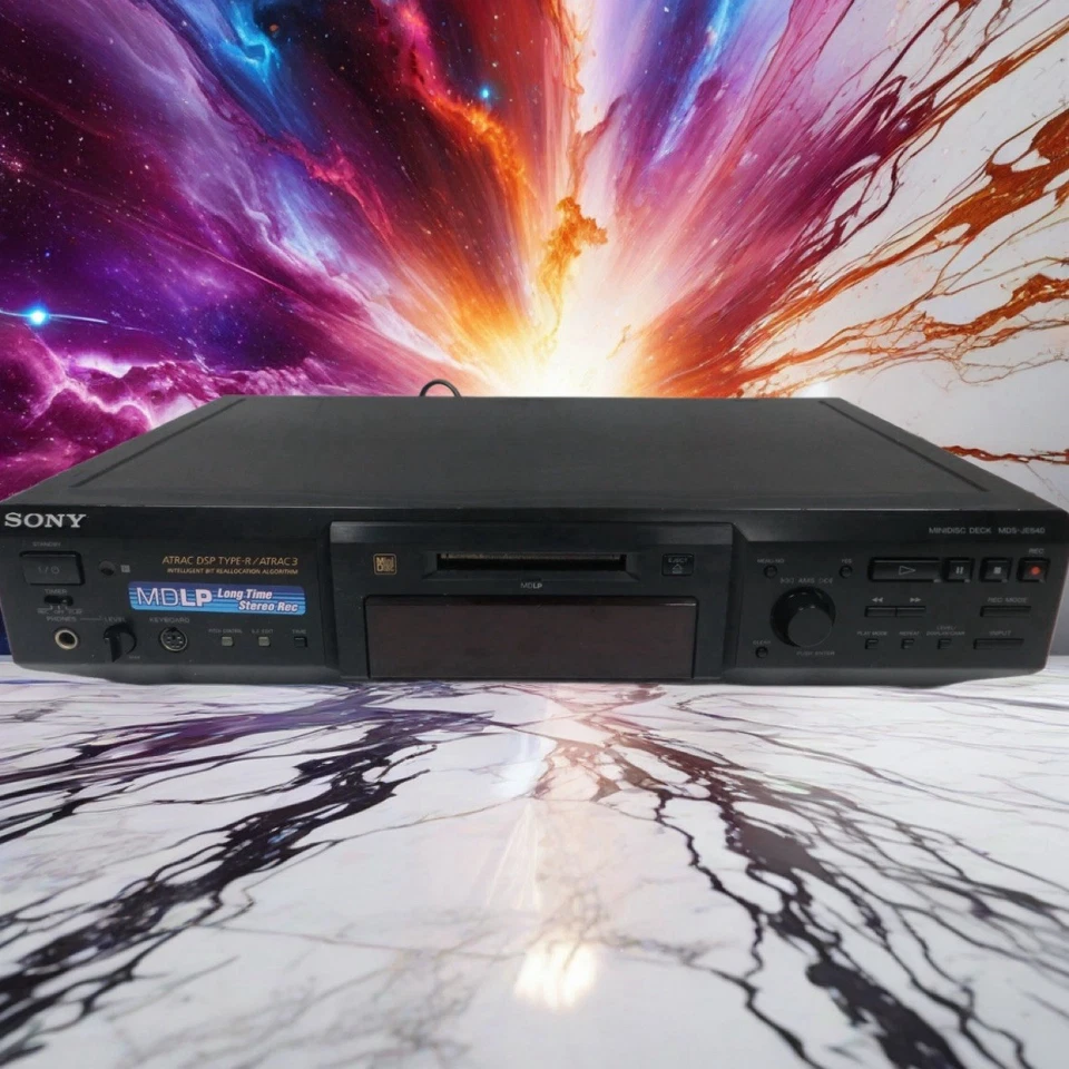 Sony Minidisc MDS-JE640 Gravador Minidisc MDLP Hifi Separado - REPARADO Raro🎶 - Imagem 1 de 4