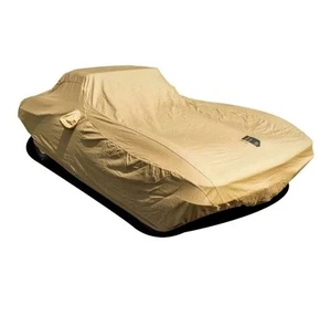 Corvette C2 Premium Flannel Indoor Car Cover - Tan 1963-1967 Heavy Duty Chevy - Picture 1 of 5