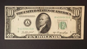 1950 A $10 BOSTON FERDERAL RESERVE ** NOTE **FREE SHIPPING **S3407 - Picture 1 of 2