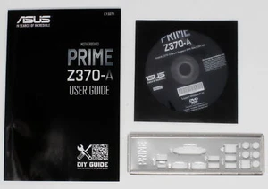 ASUS Prime Z370-A - SET Handbuch ATX IO Shield Slotblende Treiber CD (#11453) - Bild 1 von 1