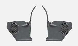 1969-79 CHEVROLET NOVA SS BASE BLACK INTERIOR KICK PANELS w/o AC LH&RH PAIR - Picture 1 of 1