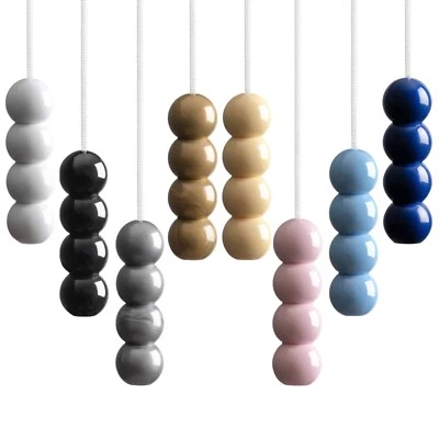 Bathroom Pull Cord Switch String, Handle and Connector. Pebble Style Handle. - Image 1 of 4