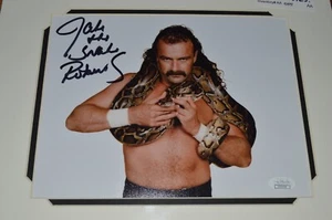 Autograph JAKE THE SNAKE ROBERTS signed Wrestler Wrestling Photo with COA - Picture 1 of 1