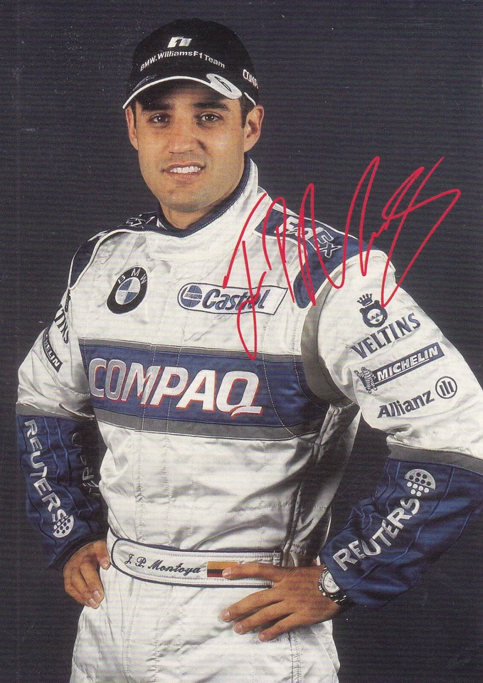 Autogramm - Juan Pablo Montoya - Formel 1 - Bild 1 von 1