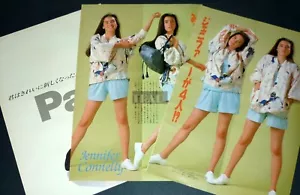JENNIFER CONNELLY Leggy / Panasonic AD 1987 JPN Picture Clipping 3-SHEETS #vh/y - Picture 1 of 7