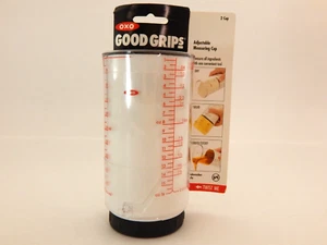 OXO Good Grips Adjustable Measuring 2 Cup Easy Pour Liquid Dry Ingredients NEW - Picture 1 of 18