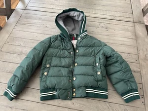 Moncler Boys Moncler Down Padded Merary Jacket in Green Size 6 - Picture 1 of 11