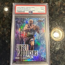 1999 Finest Producers Charles Barkley Refractor Psa 9 POP 3 Non Higher