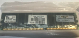 HP 256MB DDR 266MHz SDRAM DIMM Memory 261583-031  - Picture 1 of 2
