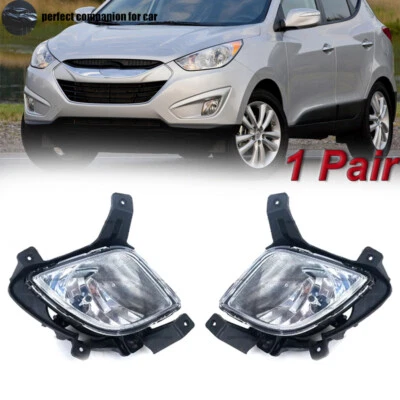 Pair Front bumper fog lights For Hyundai Tucson ix / ix35 2010 2011 2012 2013 Foto 1 de 4