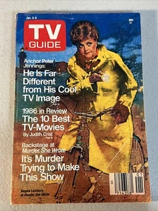 January 3-9, 1987 TV Guide Angela Lansbury Cover - Imagen 1 de 23