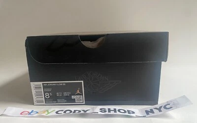 Nike Air Jordan 1 Low SE Concord Blanco Negro Para Hombre Retro CAJA DE ZAPATOS SOLO DV1309-100 Foto 1 de 4