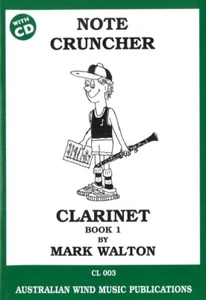 NOTE CRUNCHER CLARINET BK 1 BK/CD - Picture 1 of 1