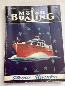 Vintage 1940 MotorBoating Annual Show Number - Picture 1 of 10