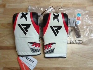 RDX BMR 1R Bag Gloves Red Black White Shock Foam - Picture 1 of 6