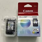 2 Genuine Canon CL-211XL Tri Color Fine Ink Cartridges PIXMA