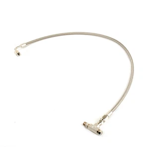 Kit de línea de alimentación de aceite turbo AN4 4AN 1/8NPT T-Fitting con 27,5" de longitud - Imagen 1 de 4