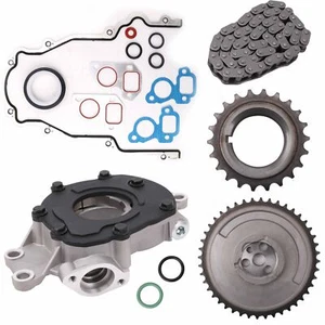 High Volume Oil Pump with Timing Chain Kit For Chevrolet GM 4.8 5.3 6.0L LS1 LS6 - Picture 1 of 21