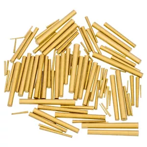100pcs Assorted Brass Clock Taper Pin Mixed Size Replacement Repair Part Set - Foto 1 di 3