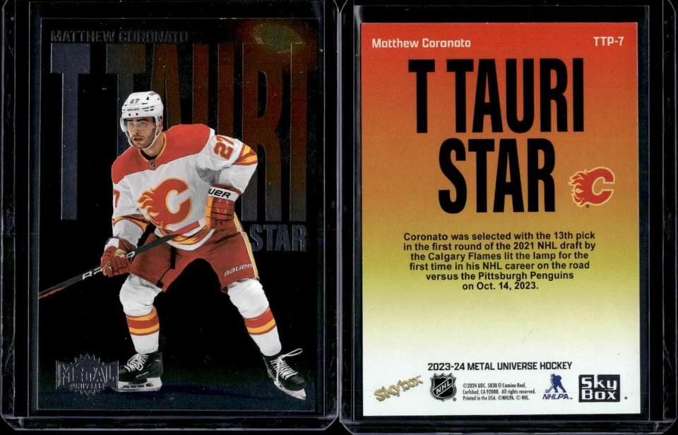 2023-24 Skybox Metal Universe T Tauri Star Rookie #TTP-7 Matthew Coronato - Image 1 of 1
