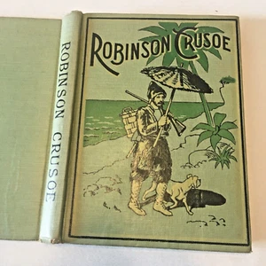 ROBINSON CRUSOE, Daniel Defoe. McKay's Young People's Classics Illustrated - Foto 1 di 20