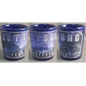HAUNTED GETTYSBURG PENNSYLVANIA SHOT GLASS SHOTGLASS NEW - Picture 1 of 1