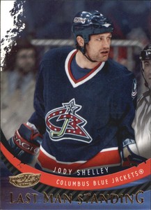 2006-07 (BLUE JACKETS) Upper Deck Power Play Last Man Standing #LM1 Jody Shelley