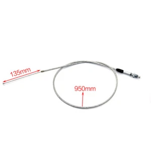 Universal Silver 110cm Throttle Cable Motorcycle ATV Single Head For Motorcycle - Picture 1 of 2