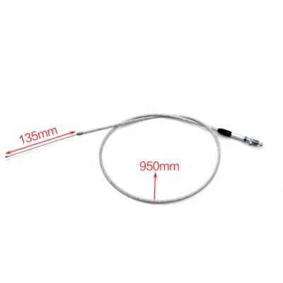 Universal Silver 110cm Throttle Cable Motorcycle ATV Single Head For Motorcycle - Image 1 of 2