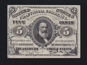 US 5c Fractional Currency Note Letter 'a' Green Back FR 1239 Ch CU (02) - Picture 1 of 2