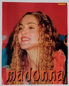 Póster de doble cara de la revista griega adolescente de Madonna/Todos los Santos años 80 - Imagen 1 de 2