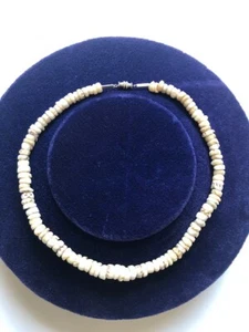 "Collar de Colección Puka Pooka Natural Graduado Hawaiano Hawaiano Hawaiano Graduado 17""" - Imagen 1 de 3