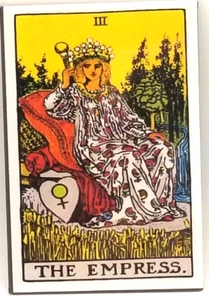 2x3 Kühlschrank/Spind Magnet Tarot Major Arcana The Empress - Bild 1 von 2