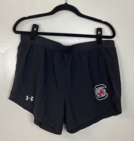 South Carolina SC Gamecocks Under Armour NCAA College Shorts Womens Black XL Cover
