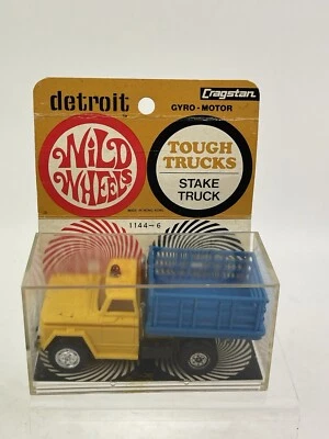 Camión de estacas Cragstan Wild Wheels 1968 de colección camión resistente fricción nuevo en caja L4 Foto 1 de 4