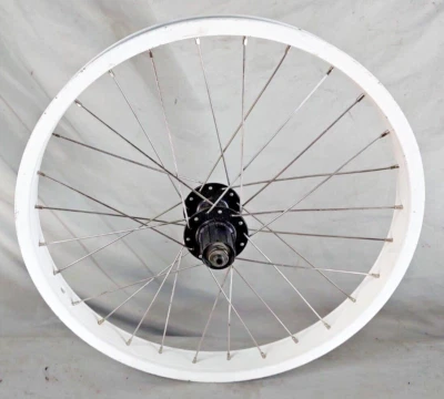 Bontrager 20" Rear Fat Bike Wheel 142OLW 6 Bolt Disc 406ISO BMX Kids Ships USA:) - Image 1 of 4